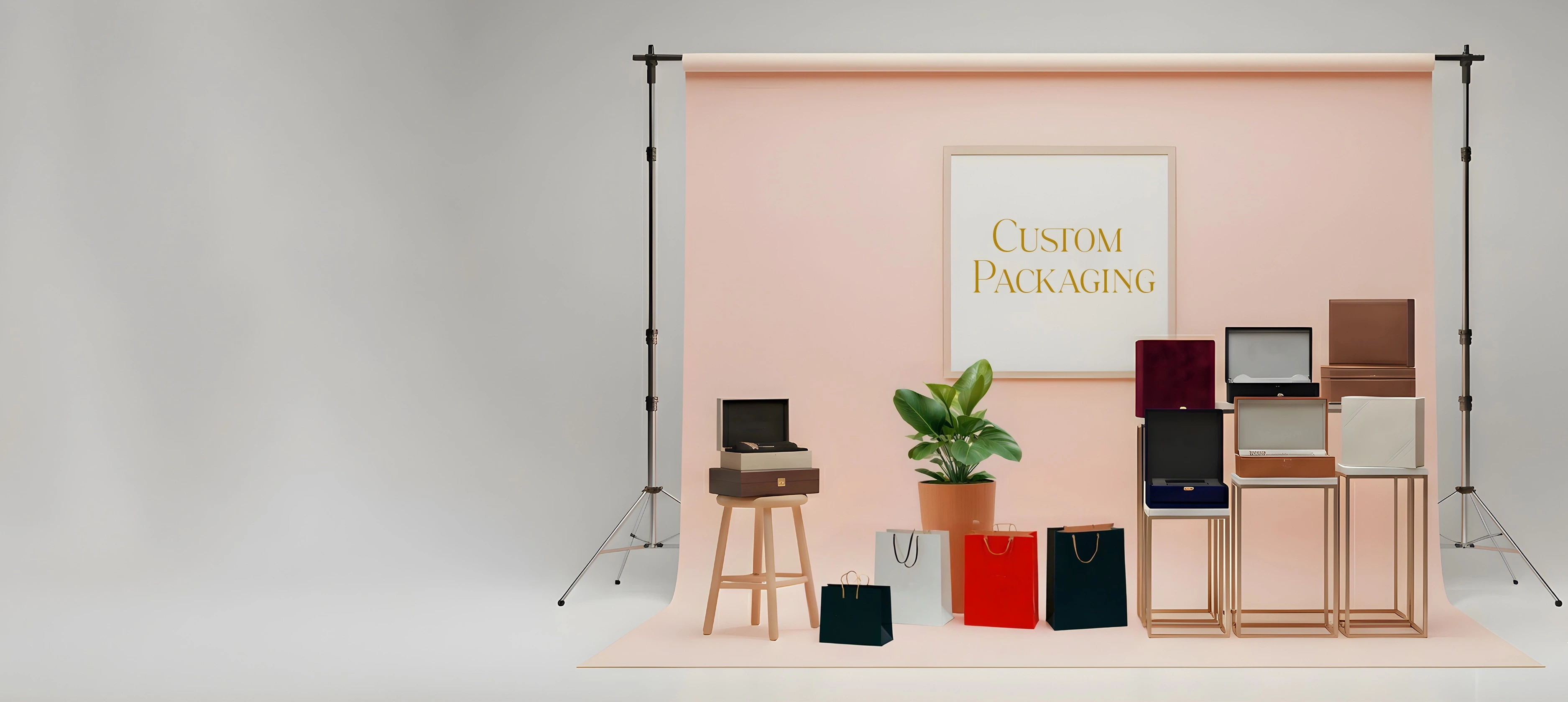 Custom Packaging Boxes Banner